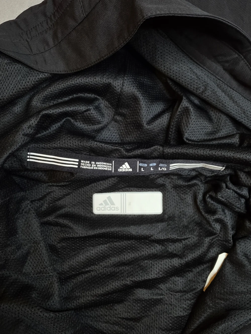 adidas Men's Black & Gray Kennesaw Hooded‎ Windbreaker